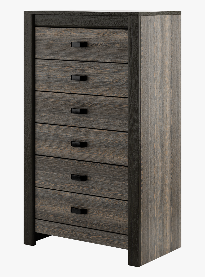 Denver 6 Drawers Sideboard - Chest Of Drawers, HD Png Download, Free Download