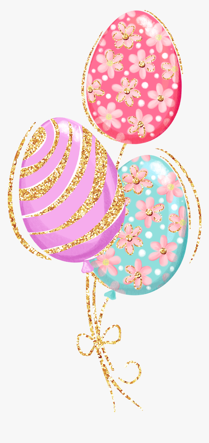 #globos #balloongirl #balloon #glittery #glitter #pascuas - Heart, HD Png Download, Free Download