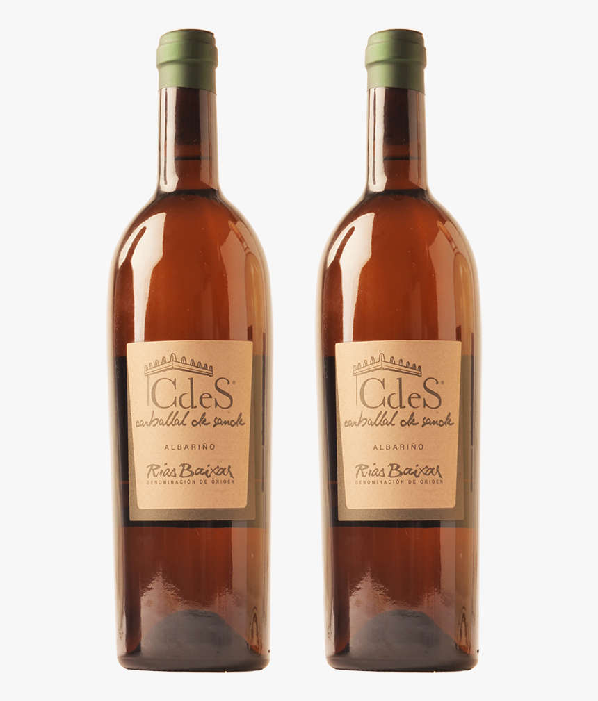 Pack De 2 Botellas De Vino Albariño Cdes Lías , Png - Glass Bottle, Transparent Png, Free Download