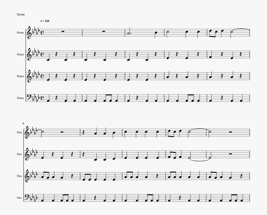 Niño Del Tambor Partitura Piano, HD Png Download, Free Download