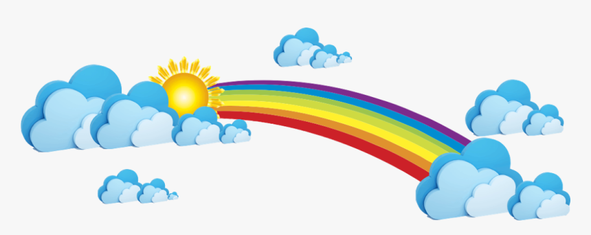 Background Pelangi Png - Awan Dan Pelangi Png, Transparent Png, Free Download