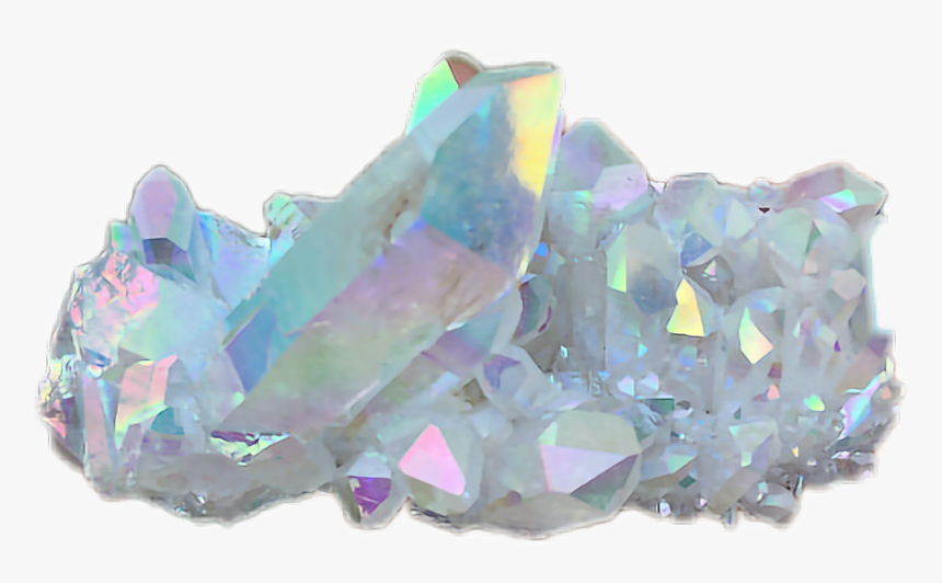 #crystal #aesthetic #tumblr #colorful #holographic - Aesthetic Crystal Transparent, HD Png Download, Free Download