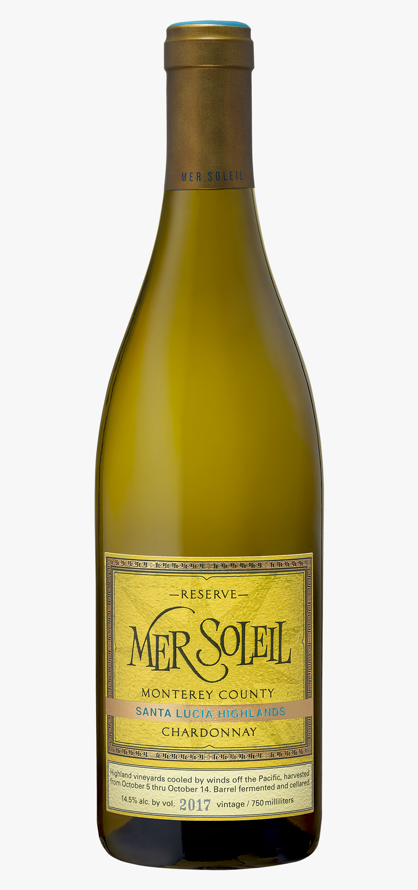 Mer Soleil Reserve Chardonnay 2017, HD Png Download, Free Download