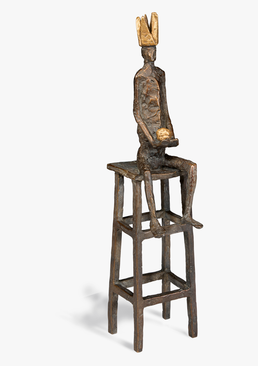 Bronzefigur Kleiner König Von Marianne Mostert - Chiavari Chair, HD Png Download, Free Download