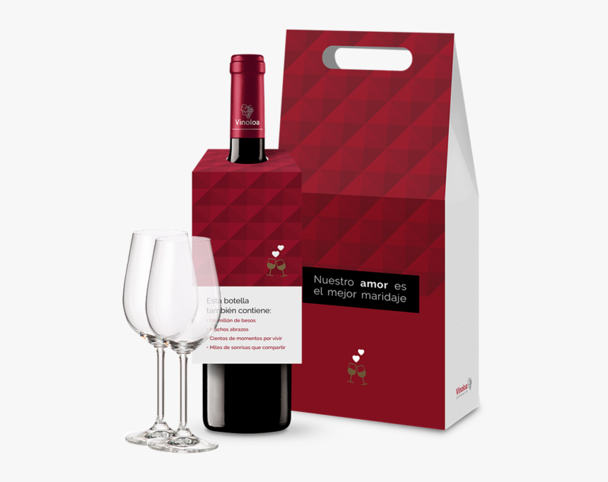 Botellas De Vino Personalizadas Para Cualquier Ocasión - Wine Glass, HD Png Download, Free Download