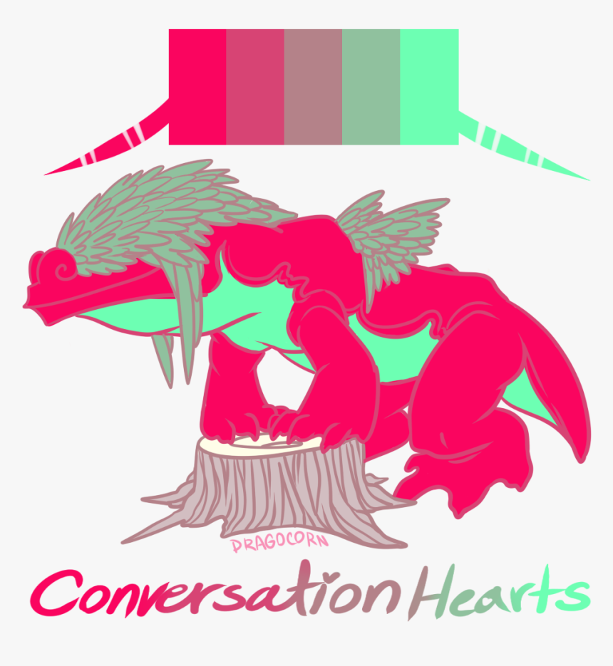 Conversation Hearts - Illustration, HD Png Download, Free Download