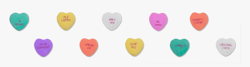 10 Candy Heart Sayings, HD Png Download, Free Download