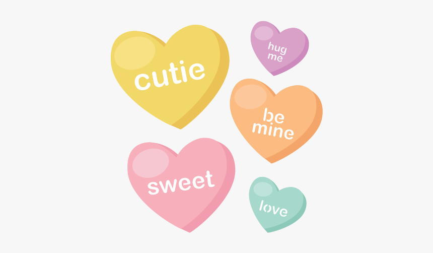 #valentines #candy #hearts #sweethearts #freetoedit - Valentines Day Candy Hearts Png, Transparent Png, Free Download