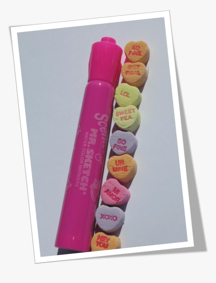 Marker And Hearts - Lip Gloss, HD Png Download, Free Download