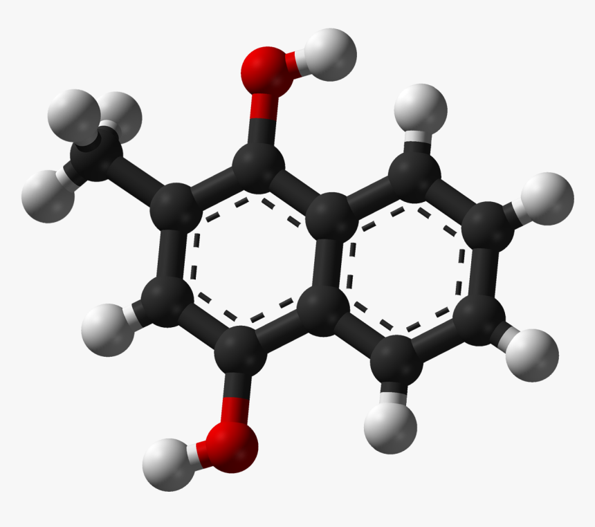 Menadiol 3d Balls - Phloroglucinol Molecule, HD Png Download, Free Download