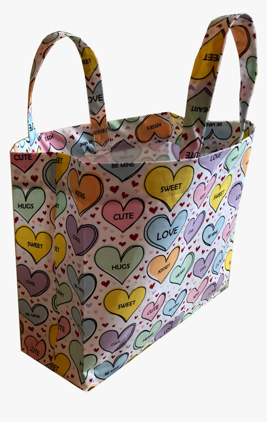 Candy Hearts Fabric Gift Bag - Shoulder Bag, HD Png Download, Free Download