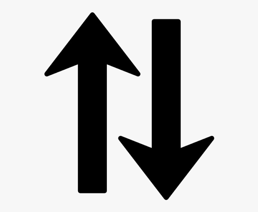 Sort Arrow Png High Quality Image - Двусторонняя Стрелка Пнг, Transparent Png, Free Download