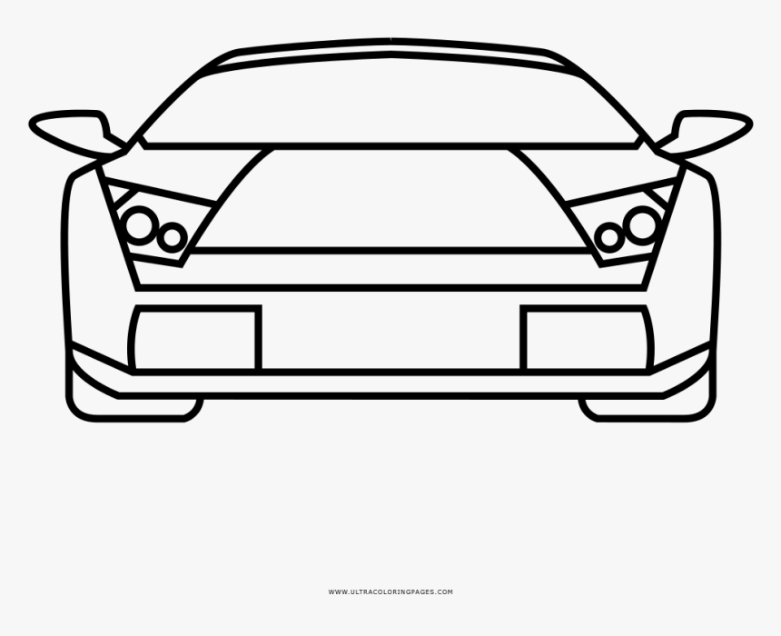 Murcielago Coloring Page - Hyundai I20 Coloring Pages, HD Png Download, Free Download
