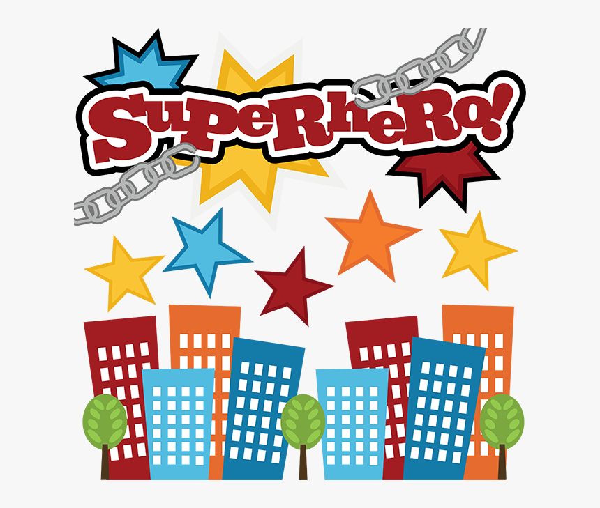 Superhero Svg Files For Scrapbooking Cute Svg Cut Files - Superhero Building Clipart Png, Transparent Png, Free Download