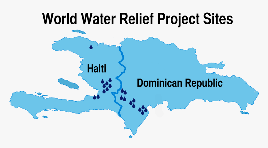 Clean Water In Haiti Map, HD Png Download, Free Download
