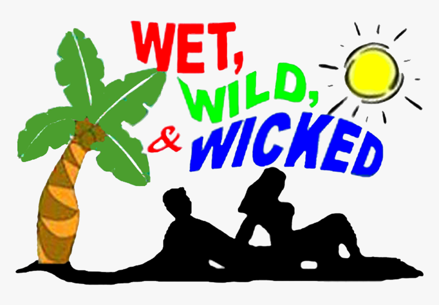 Wet Wild And Wicked Logo - Wacky Water Slidz, HD Png Download, Free Download