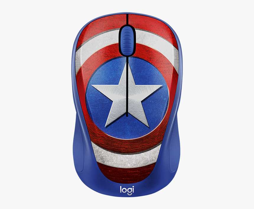 Logitech M238 Marvel Collection Wireless Mouse Captain, HD Png Download, Free Download