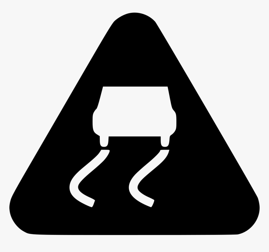 Slippery Roads Icon Transparent, HD Png Download, Free Download