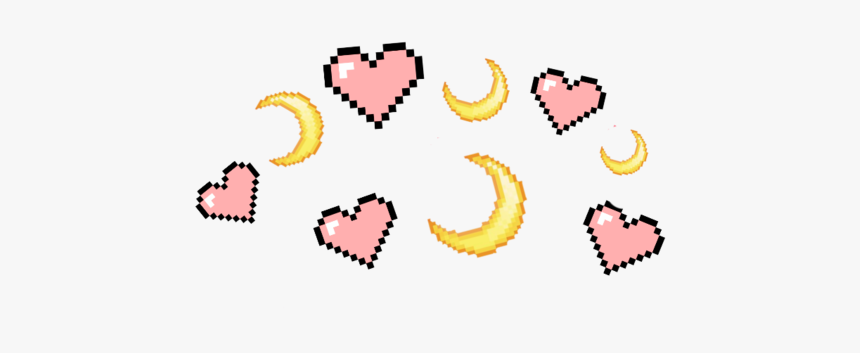 #crown #emoji #heart #cute #pixel #freetoedit - Love Crown Pixel, HD Png Download, Free Download