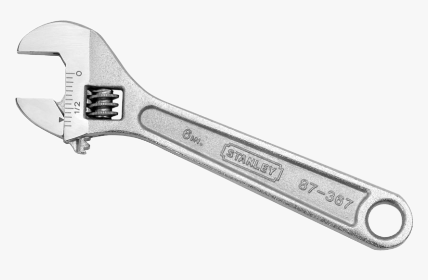 Stanley Adjustable Wrenches - Llave Ajustable Cromada 15, HD Png Download, Free Download