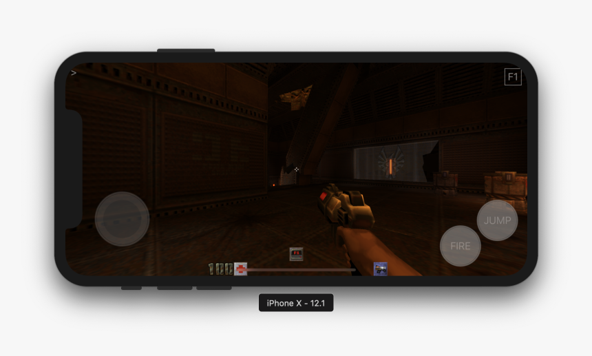 Schnapple"s Ios Port Of Quake 2 Features Onscreen Buttons - Gadget, HD Png Download, Free Download