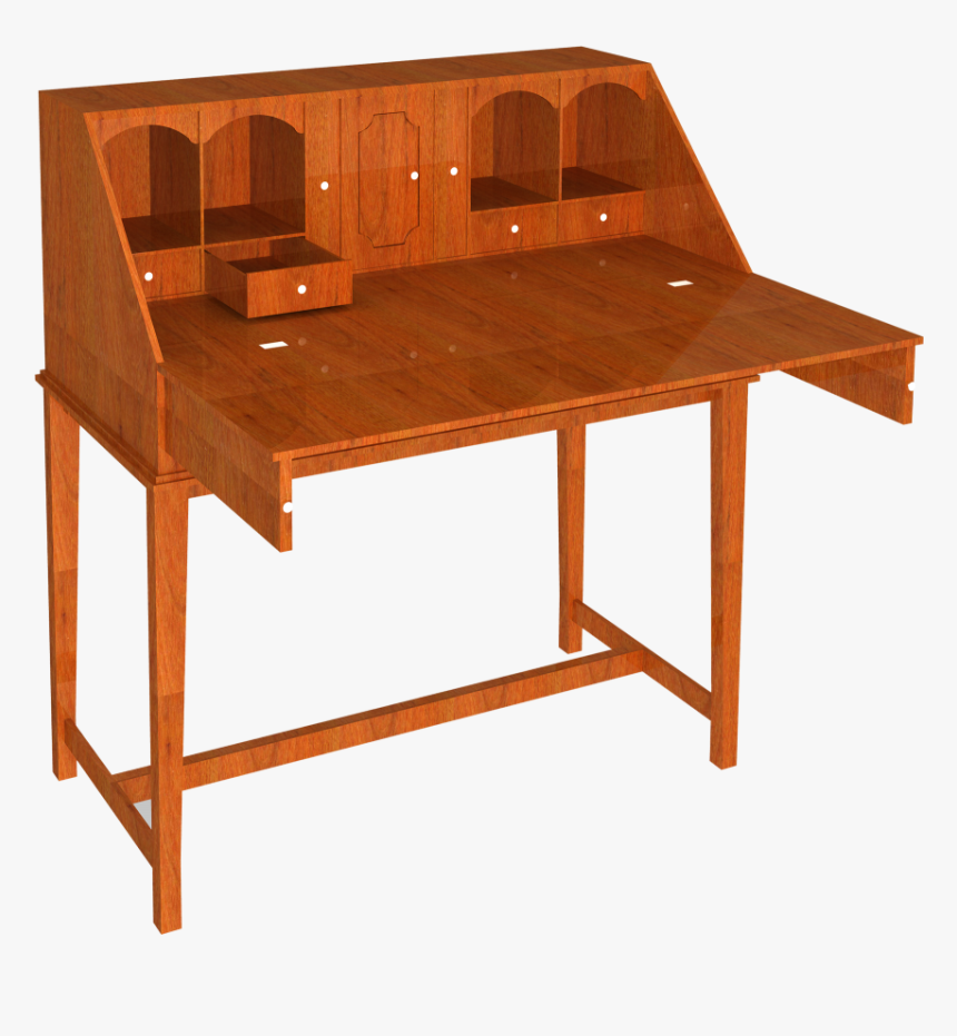 Desk With Folding Front3d View"
 Class="mw 100 Mh 100 - Table De Dessouvidage, HD Png Download, Free Download
