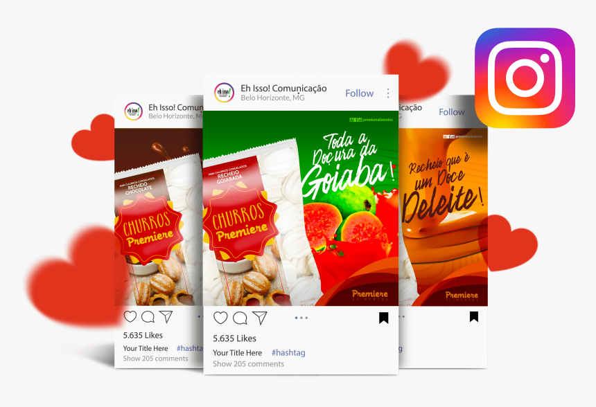 Mockup Post Instagram, HD Png Download, Free Download