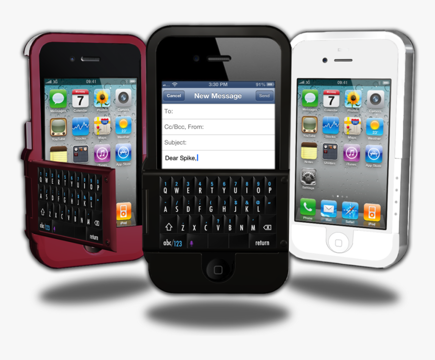 Iphone Keyboard Png , Png Download - Iphone 4, Transparent Png, Free Download
