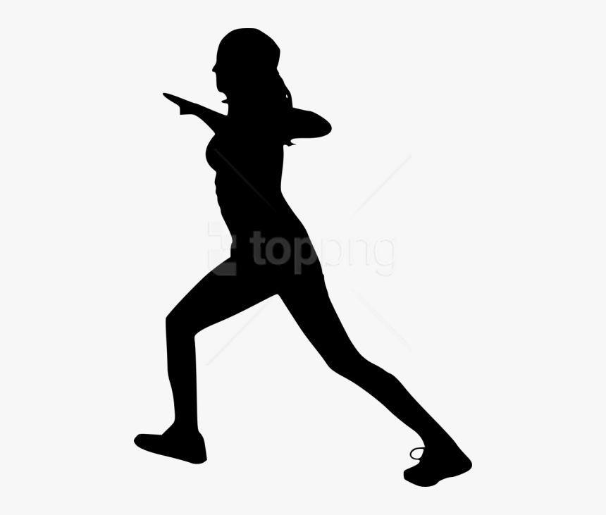 Free Png Fitness Silhouette Png Images Transparent - Boy Running Silhouette, Png Download, Free Download