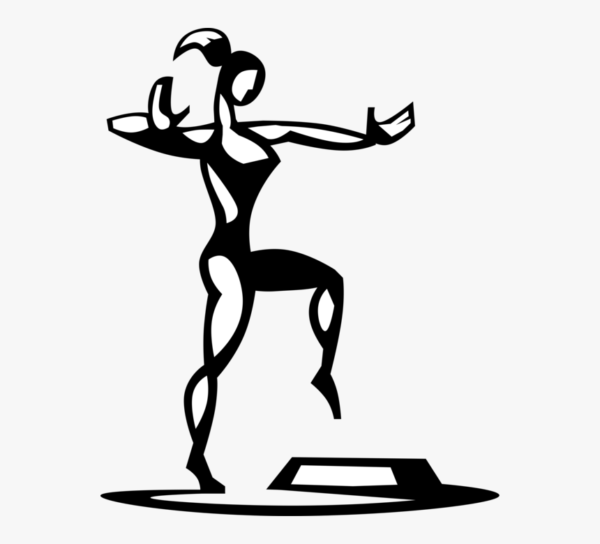 Vector Illustration Of Aerobics Exercise And Physical - Aerobica Vetor Png, Transparent Png, Free Download