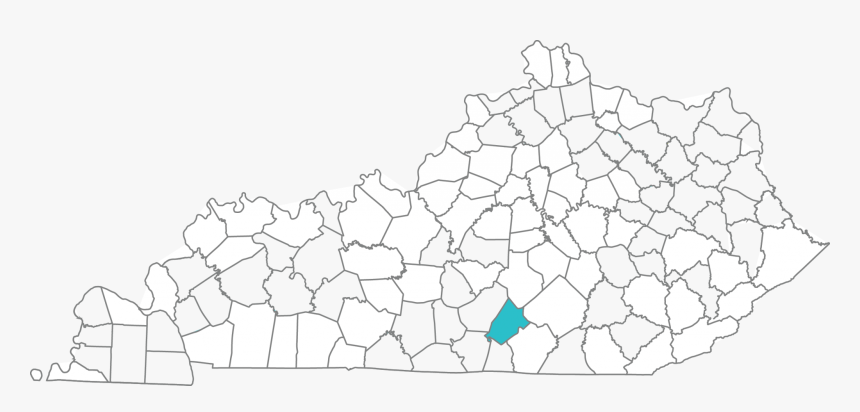 Map Of Kentucky Counties, HD Png Download, Free Download