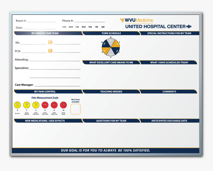 Hospital Room Patient Board, HD Png Download, Free Download