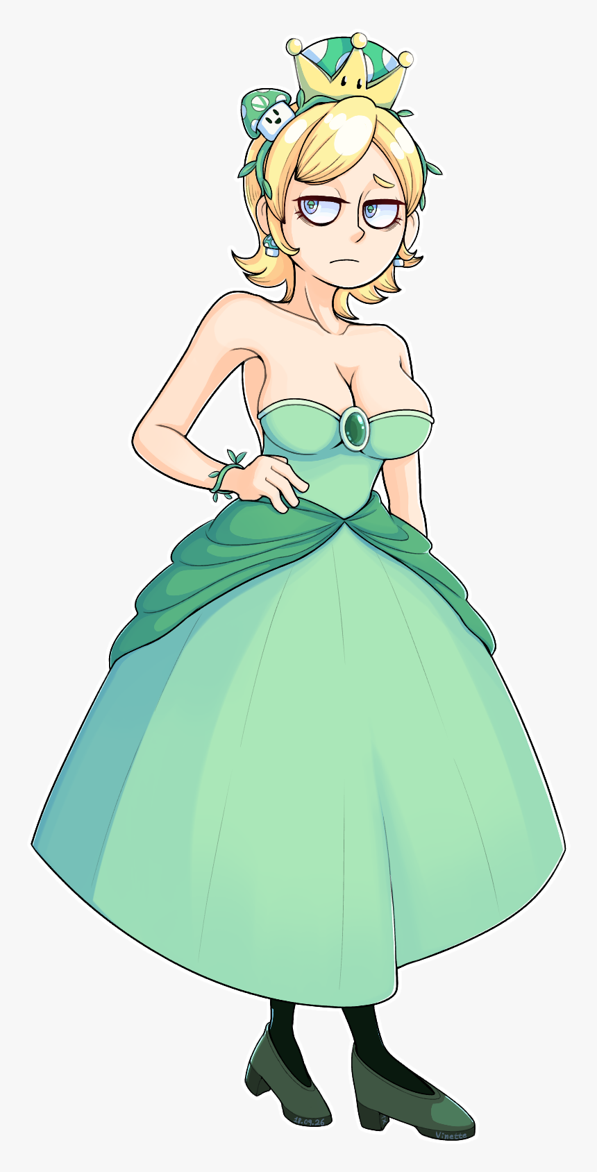 Clothing Green Dress Fictional Character Mythical Creature - Vinny Vinesauce Flower Crown, HD Png Download, Free Download