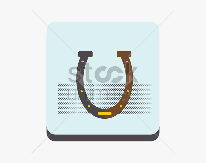 Free A Horseshoe Vector Image - Crescent, HD Png Download, Free Download