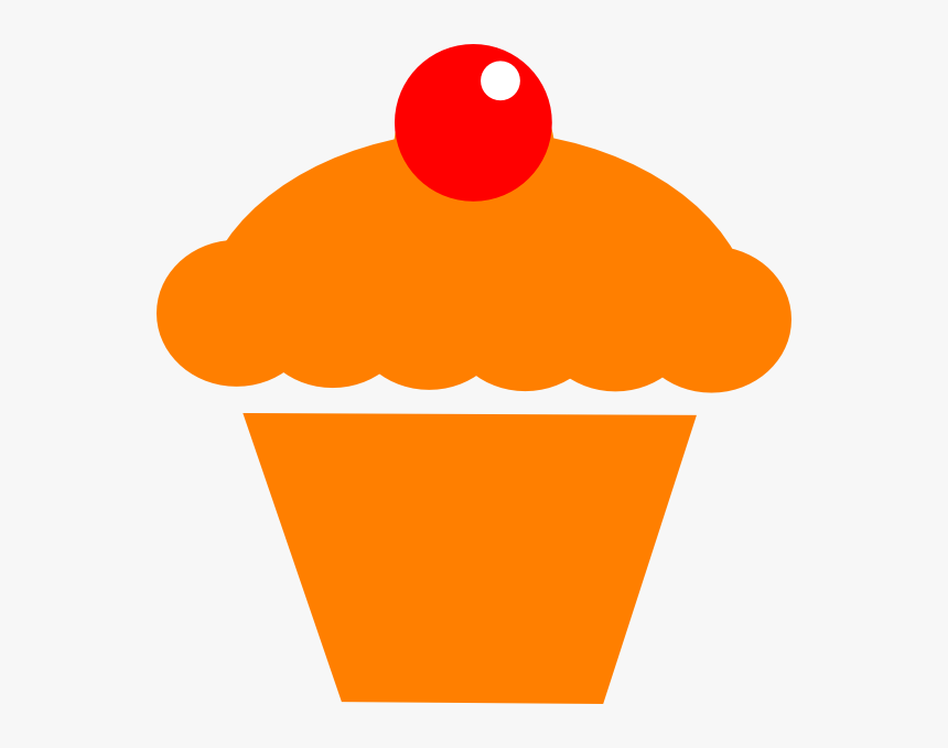 Clip Art Cupcake Image Silhouette Portable Network - Red Cupcake Clipart, HD Png Download, Free Download