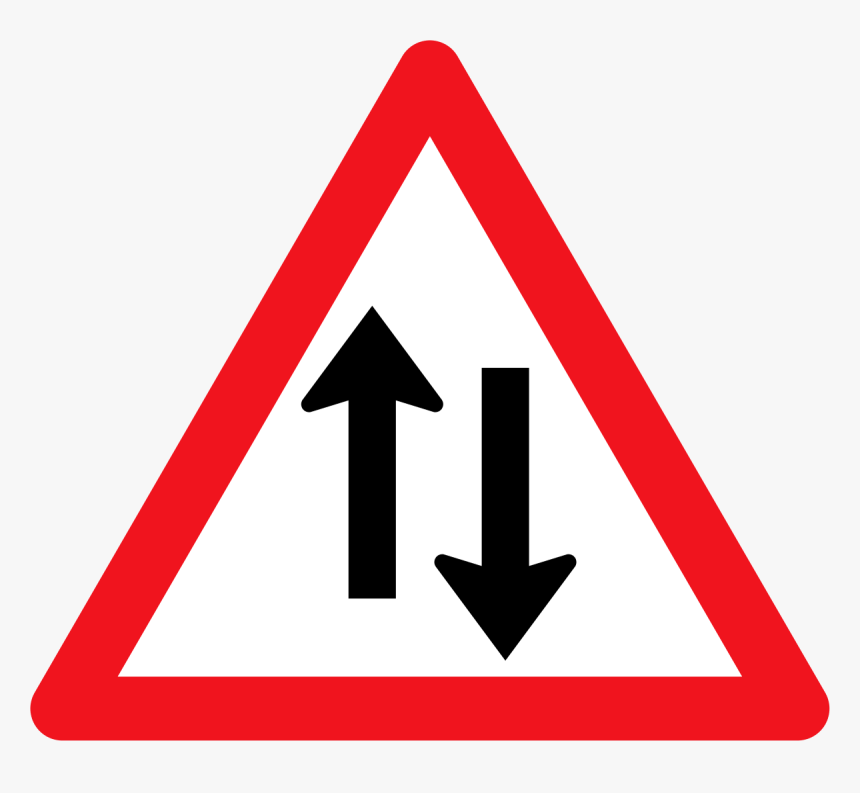 Two Arrow Road Signs, HD Png Download, Free Download