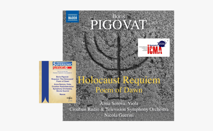 Naxos Records Launched "holocaust Requiem & Poem Of - Naxos, HD Png Download, Free Download