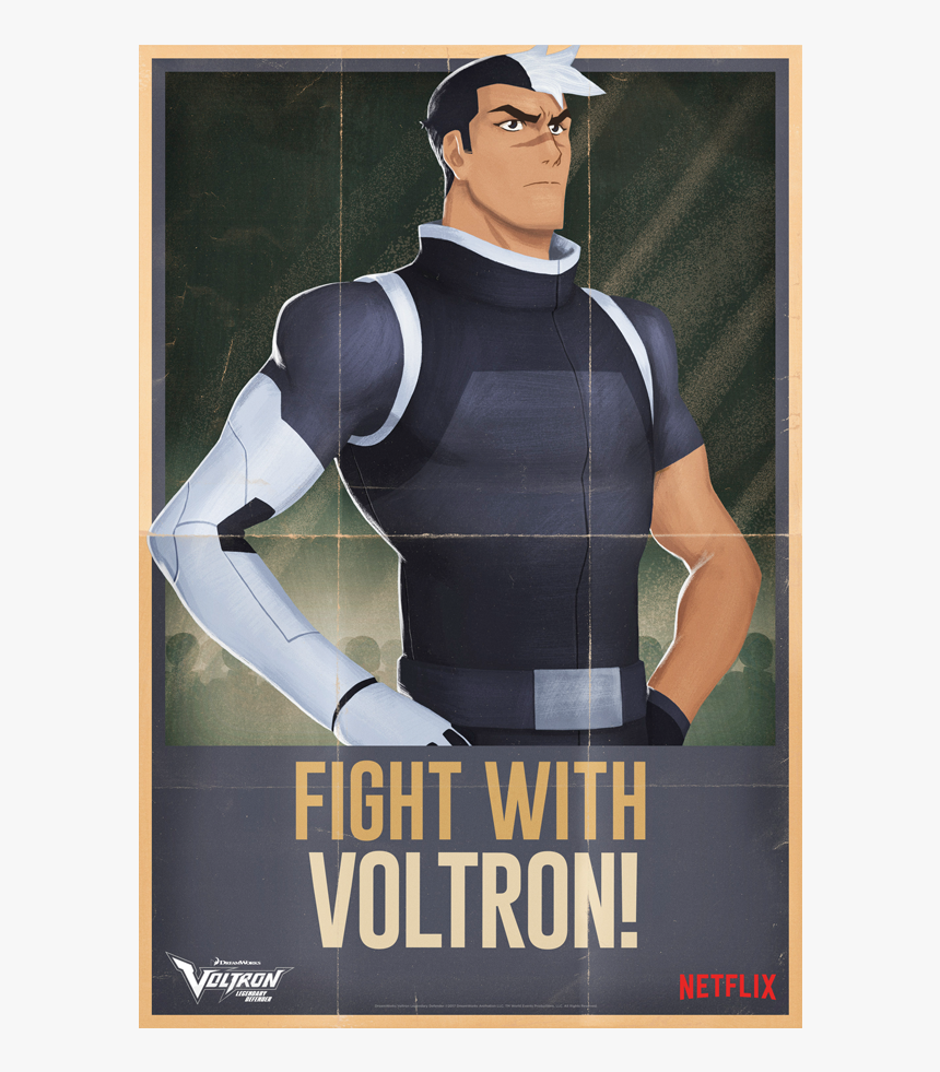 Nycc 17 Exclusive Poster Shiro - Voltron: Legendary Defender, HD Png Download, Free Download