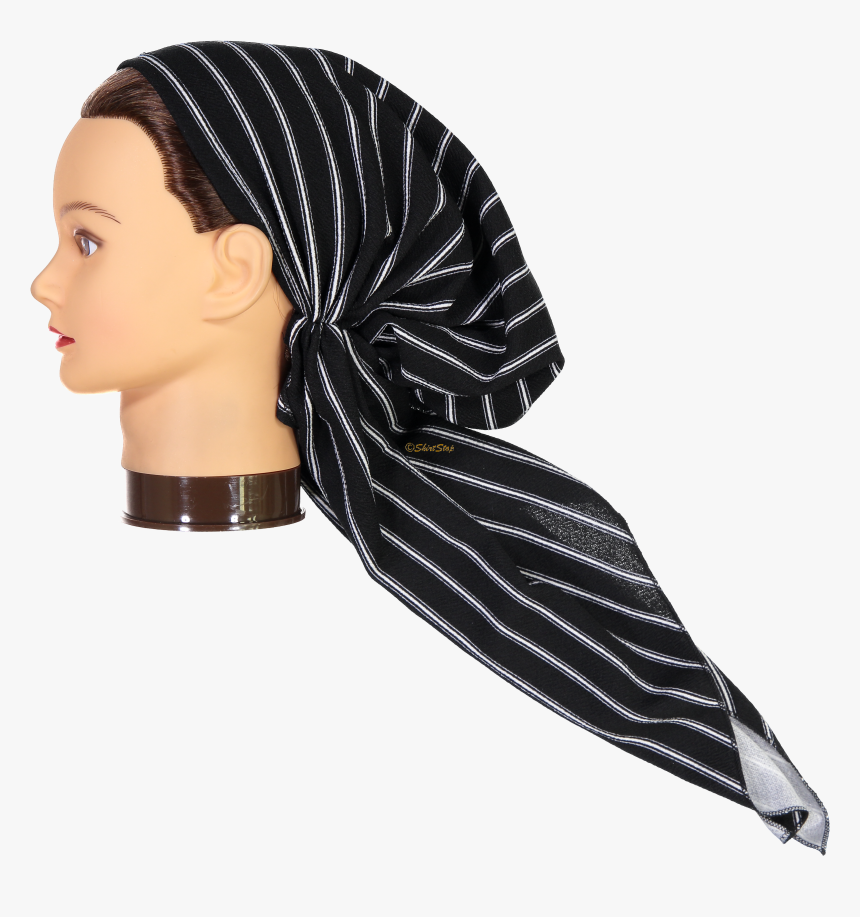 Riqki Womens Pinstripe Pre Tied Long Tails Bandana - Scarf, HD Png Download, Free Download