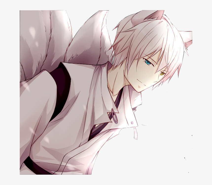 Shiro Render - Inu X Boku White Hair Boy, HD Png Download, Free Download