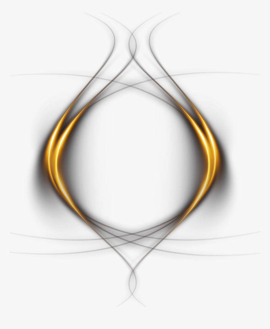 #effects #png #glow #orange #design #dark #magic - Curve Golden Line Png, Transparent Png, Free Download