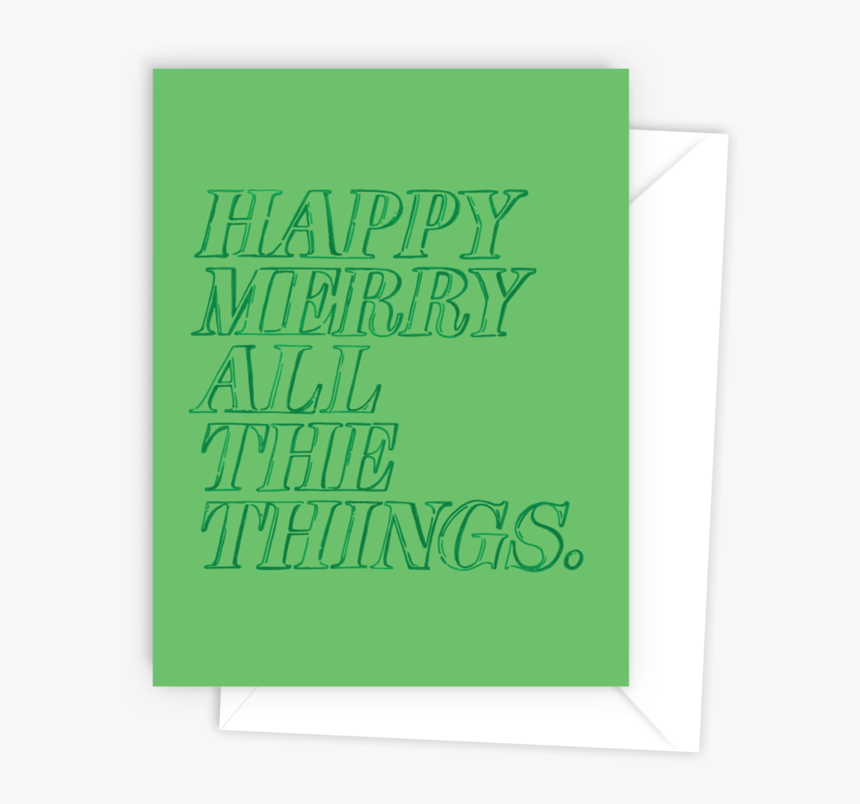 Happymerryallthethings Brightgreen, HD Png Download, Free Download