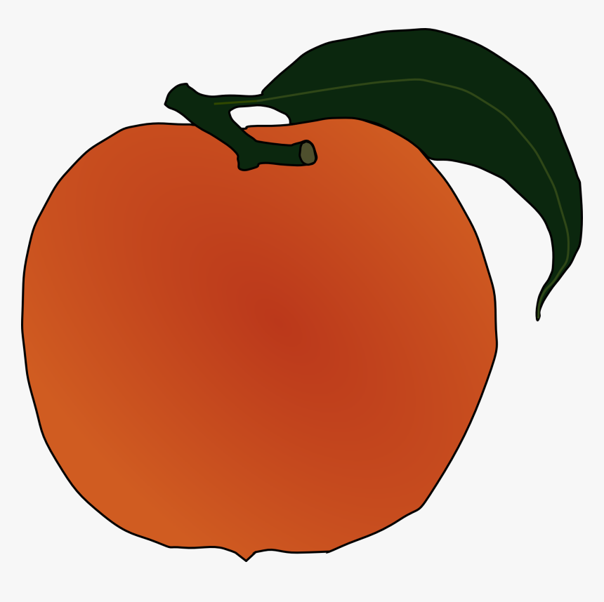 Peach Clip Art, HD Png Download, Free Download