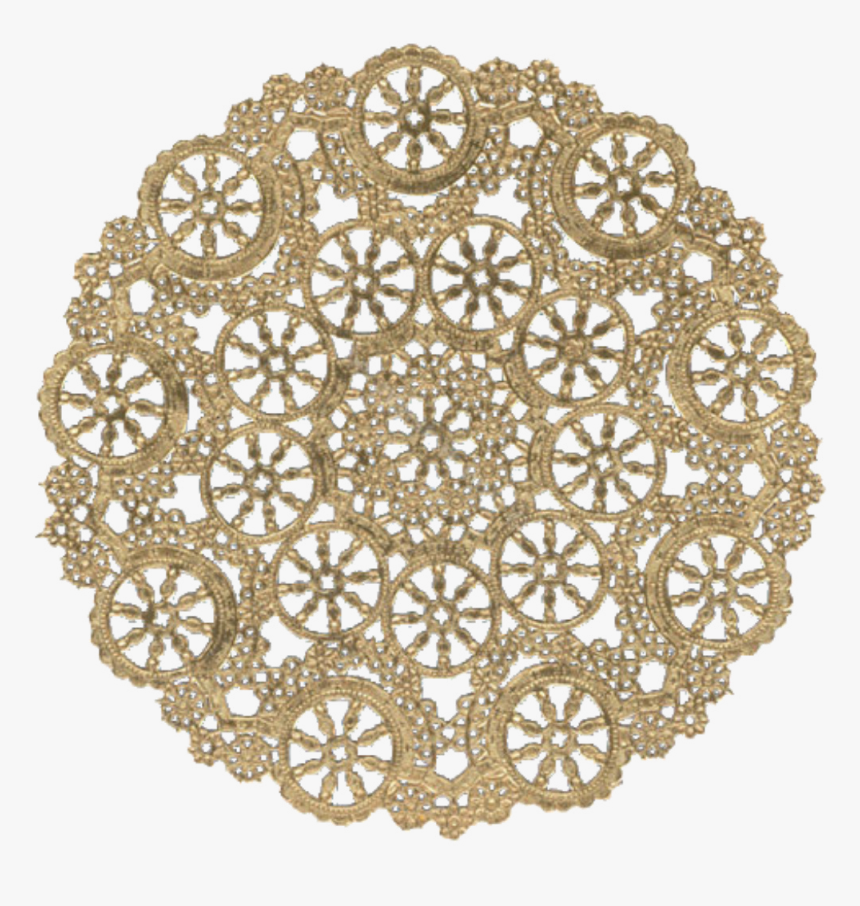 Gold Doilies , Png Download - Gold Doily, Transparent Png, Free Download