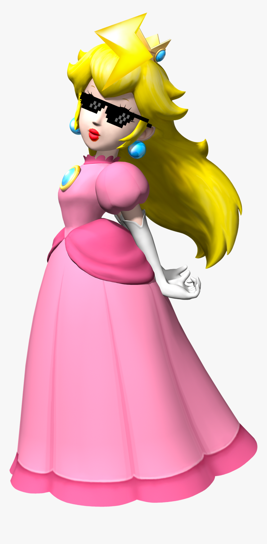 Princess Peach Clipart Fantendo - Mario Kart Princess Peach, HD Png Download, Free Download