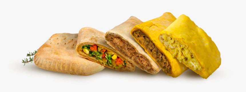 Different Jamaican Patties Stacked - Transparent Patties Jamaica, HD Png Download, Free Download
