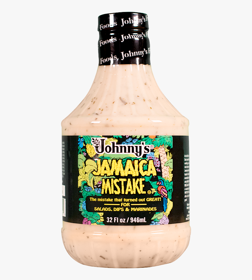 Johnny"s Jamaica Mistake 32oz - Jamaica Mistake Sauce, HD Png Download, Free Download