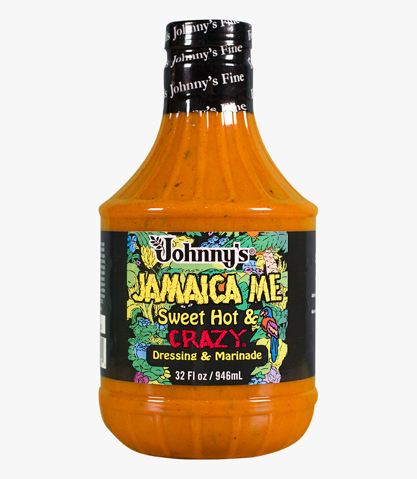 Johnny"s Jamaica Me Sweet Hot & Crazy 32oz - Johnny's Jamaican Me Crazy, HD Png Download, Free Download