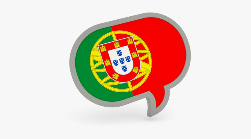 Speech Bubble Icon - Portugal Flag, HD Png Download, Free Download