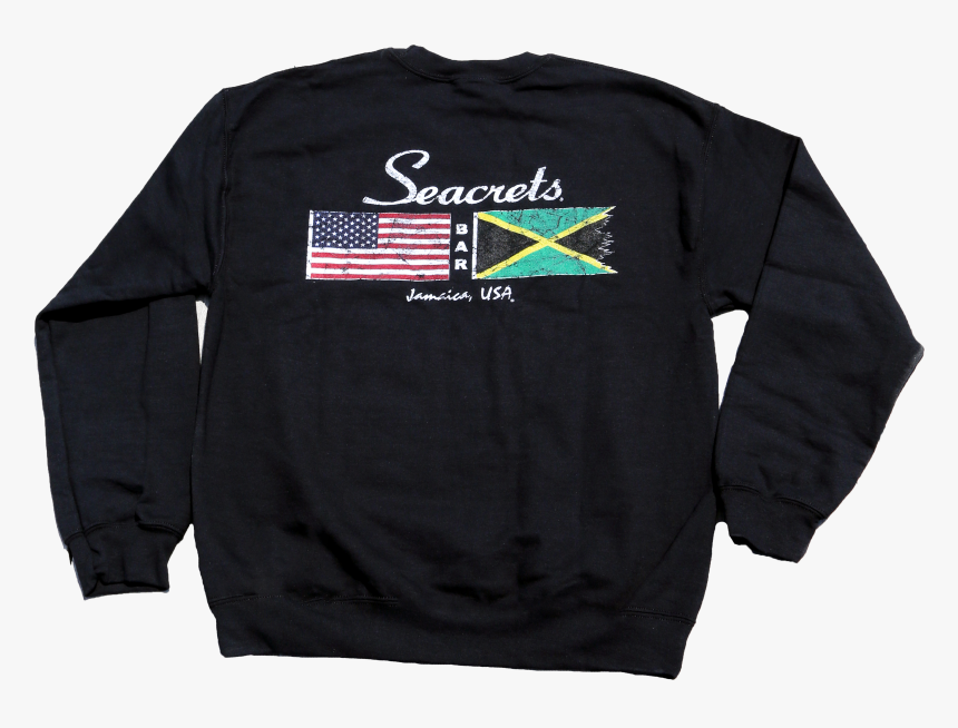 Distressed Flags Crewneck Sweatshirt-0 - Long-sleeved T-shirt, HD Png Download, Free Download